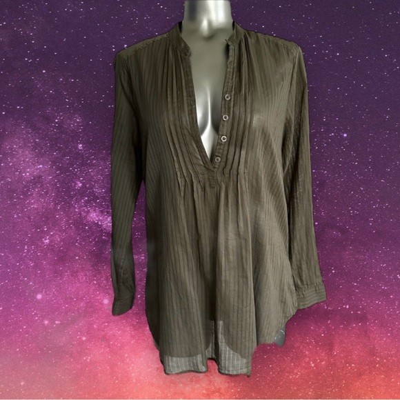 FREE ✅Women’s Jessica Sheer Long  Sleeve Blouse - Picture 1 of 14